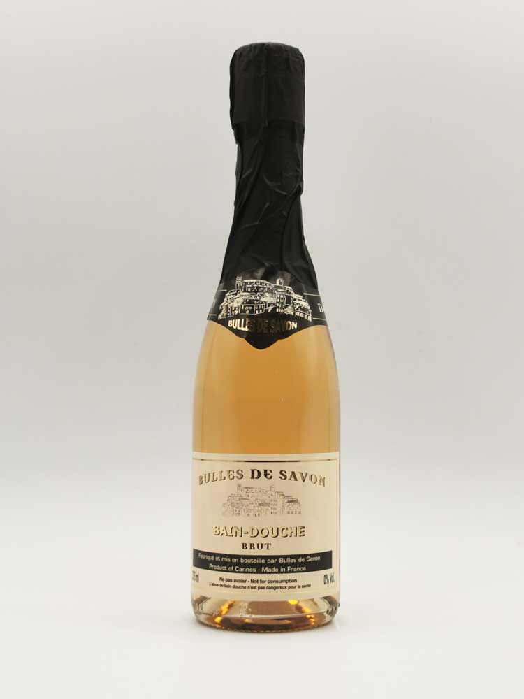 Gel douche Bouteille de Champagne Baignade Ambre - Bulles de Savon