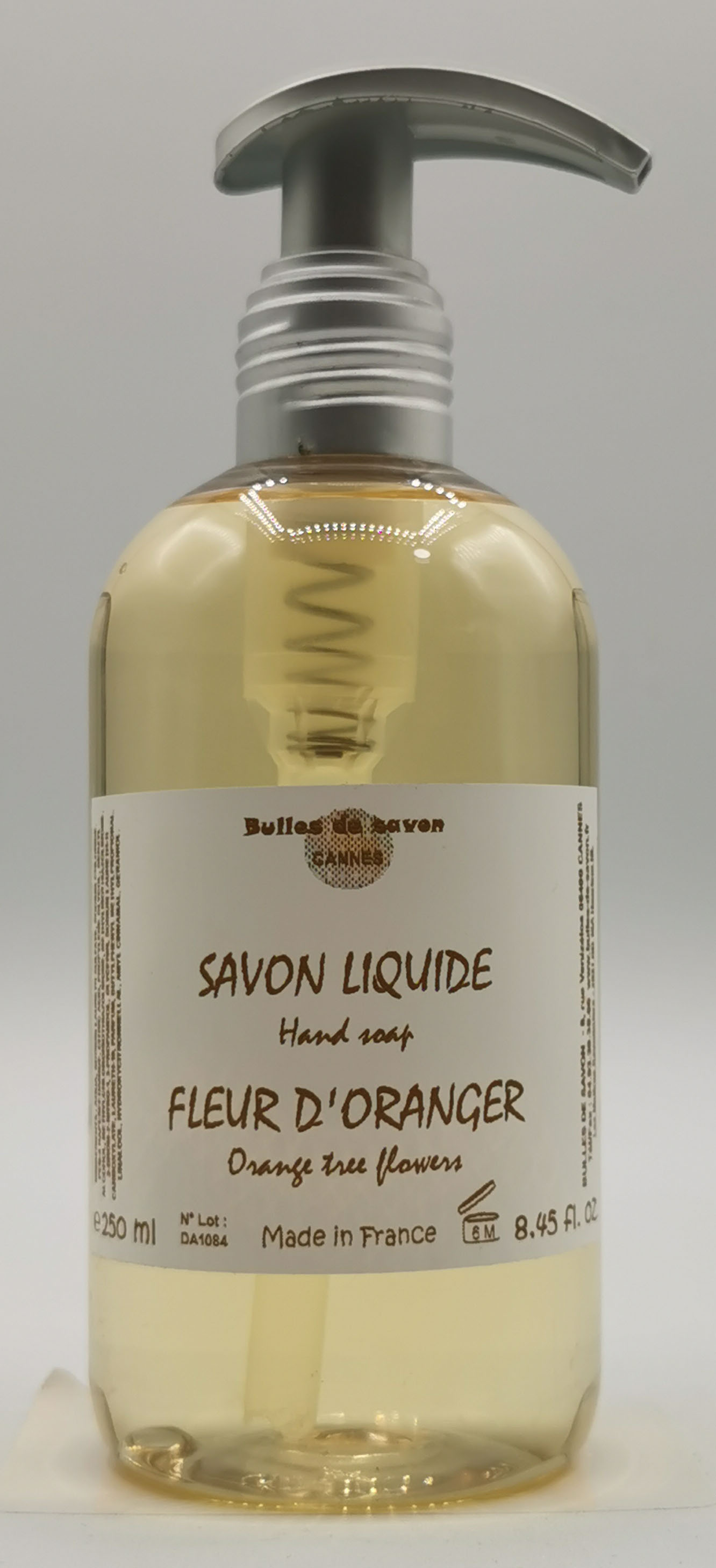 Savon Liquide Fleur d'Oranger - Bulles de Savon