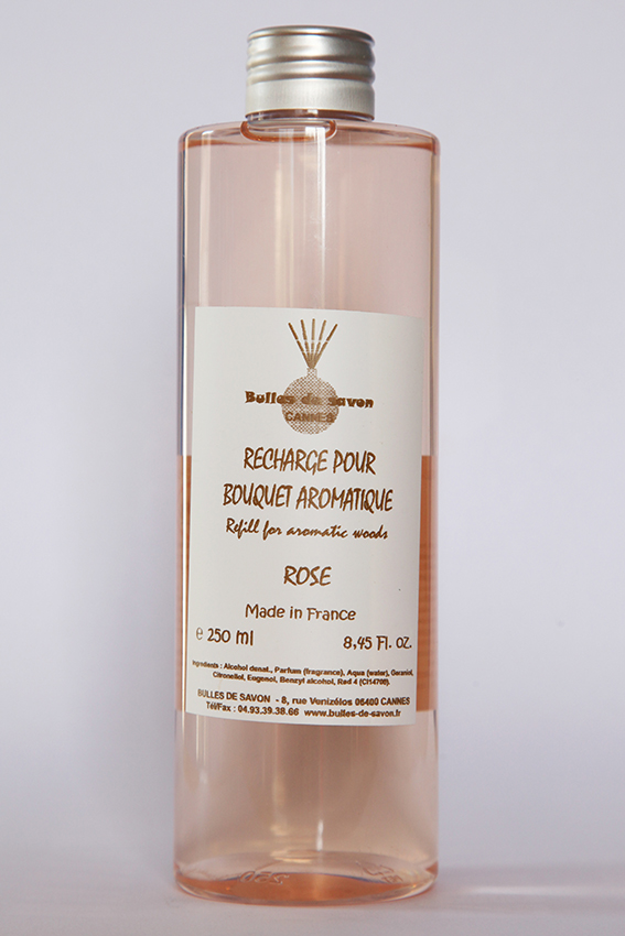 Recharge Bouquet Aromatique Rose 250Ml - Bulles de Savon