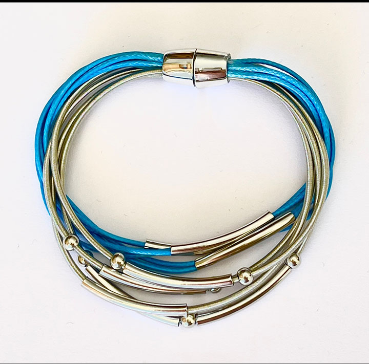 Bracelet Bleu Jeans - Bulles de Savon