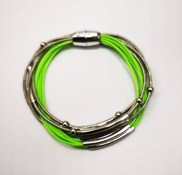 Bracelet Vert Fluo - Bulles de Savon