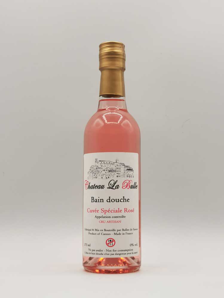 Gel Douche Bouteille de vin Chateau Baignade Ros - Bulles de Savon