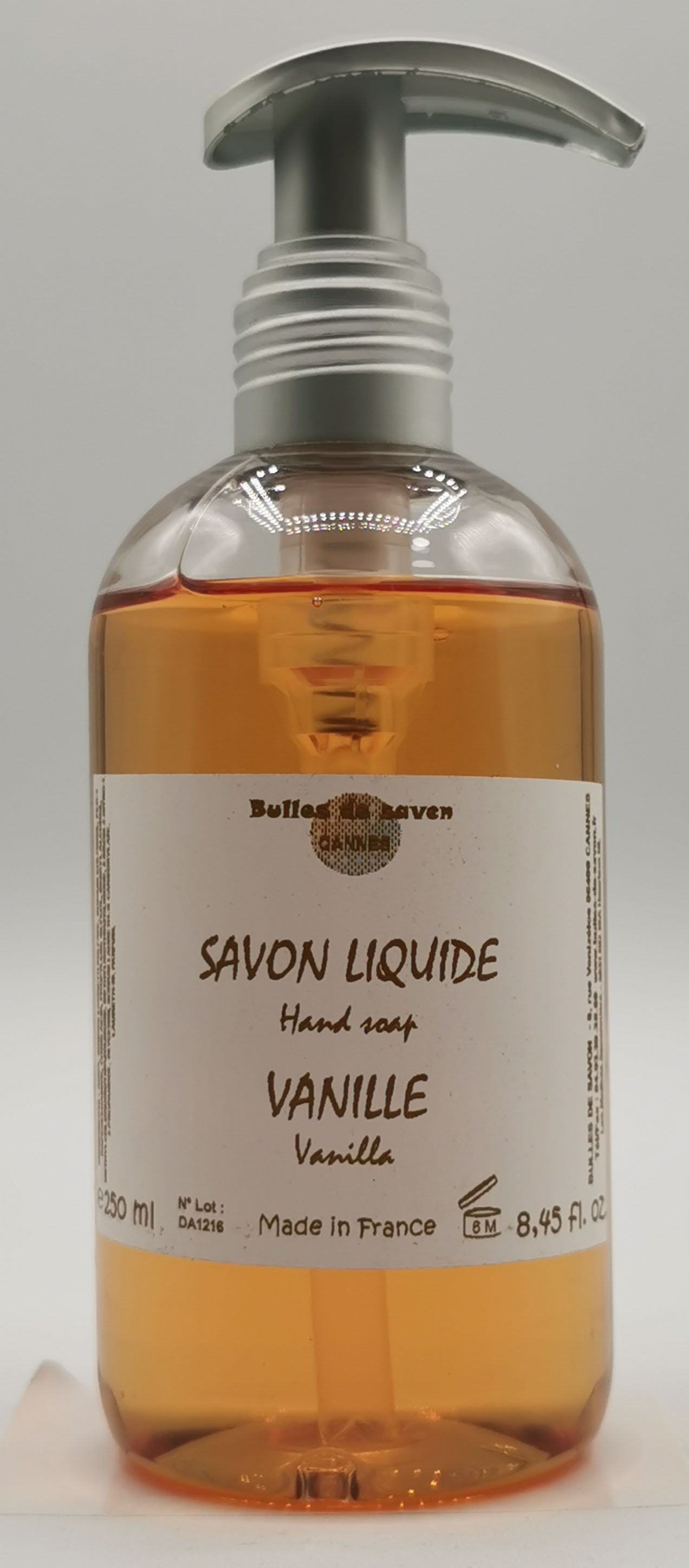 Savon liquide Vanille - Bulles de Savon