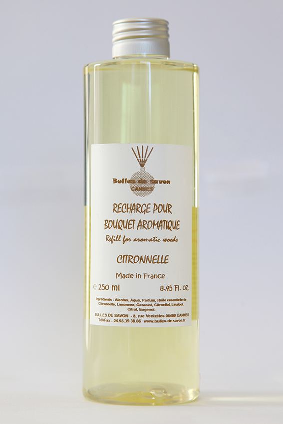 Recharge Bouquet Aromatique Citronnelle 250ML - Bulles de Savon
